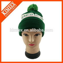 fashion jacquard designer beanie hat with letters